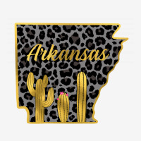 Arkansas Map Gold Classic T-shirt | Artistshot