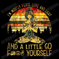 I'm Mostly Peace Love And Light Lightweight Hoodie | Artistshot