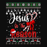 Jesus Christ Christian Jesus Christian Jesus Is The Reason Candy Cane Crop Top | Artistshot