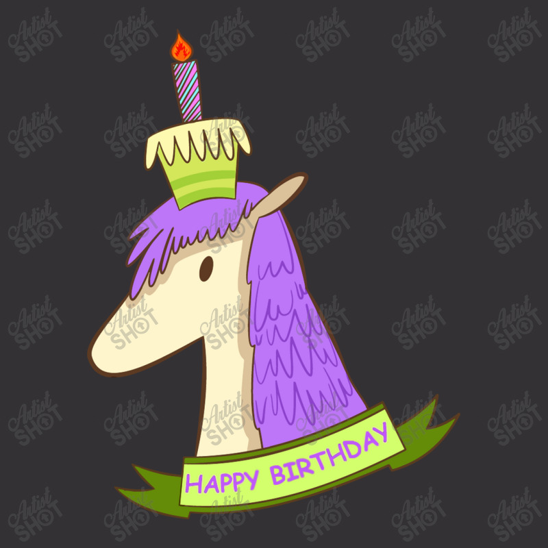 Unicorn Birthday Vintage Hoodie by marceliana | Artistshot