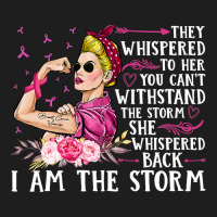 Breast Cancer Im The Storm Strong Women Breast Cancer Warrior Pink Rib Classic T-shirt | Artistshot