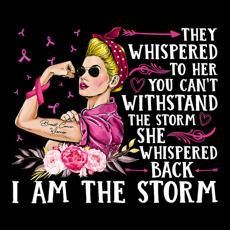 Breast Cancer Im The Storm Strong Women Breast Cancer Warrior Pink Rib Unisex Jogger | Artistshot