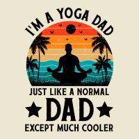 Im A Yoga Dad Just Like A Normal Dad Except Much Cooler Black Cropped Hoodie | Artistshot