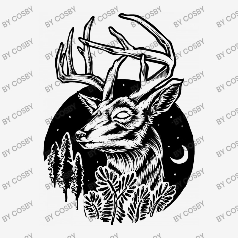 Nature Deer Sketch Ladies Polo Shirt by Cosby | Artistshot