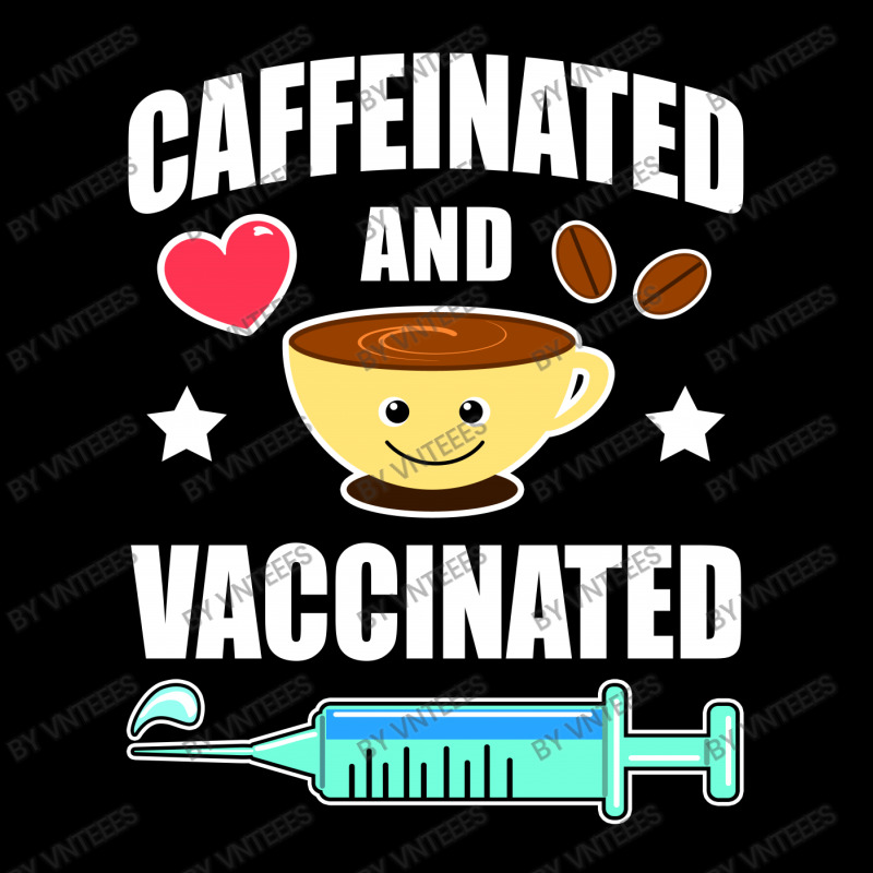 Caffeinated And Vaccinated Coffee Lover Youth Sweatshirt by vnteees | Artistshot