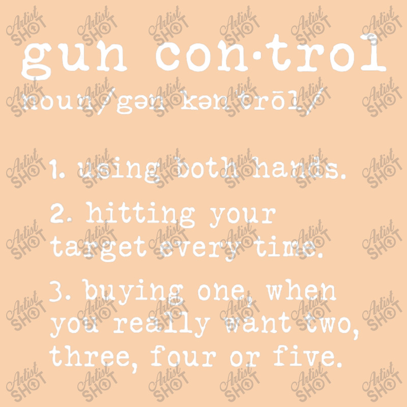 Gun Control Definition Funny Gun Owner Saying 2nd Amendment T Shirt Cropped Hoodie | Artistshot