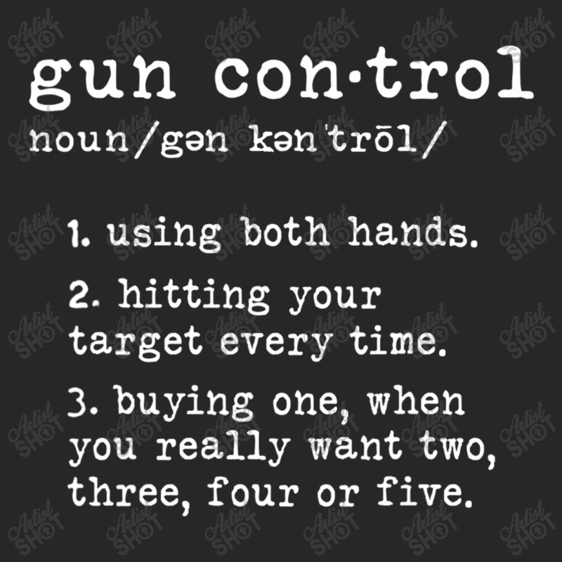 Gun Control Definition Funny Gun Owner Saying 2nd Amendment T Shirt Women's Pajamas Set | Artistshot