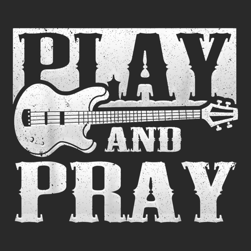 Musician Bass Guitar Player Christian Guitar Play And Pray T Shirt Toddler T-shirt | Artistshot