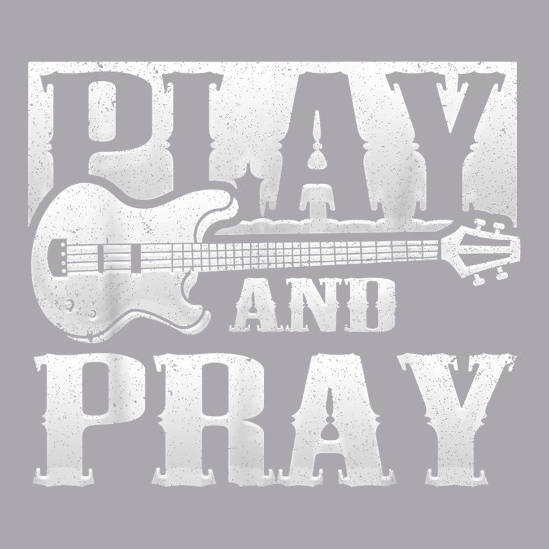 Musician Bass Guitar Player Christian Guitar Play And Pray T Shirt Youth 3/4 Sleeve | Artistshot