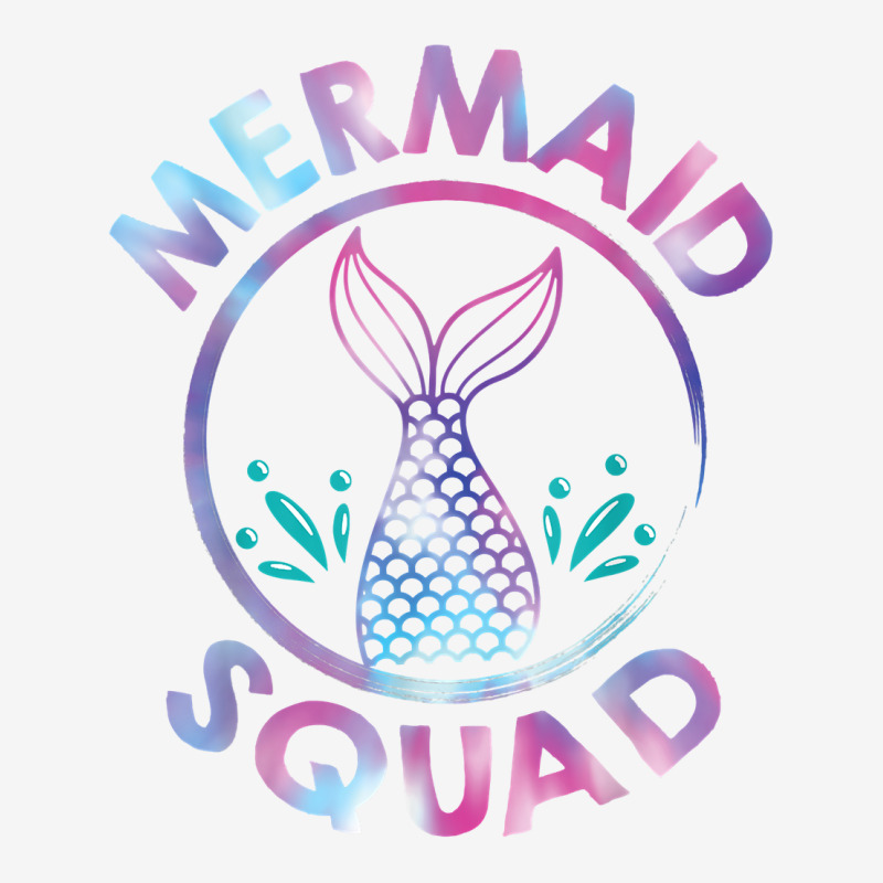 Mermaid Squad Mermaid Tail Toddler Girls Birthday Outfit T Shirt Adjustable Cap | Artistshot