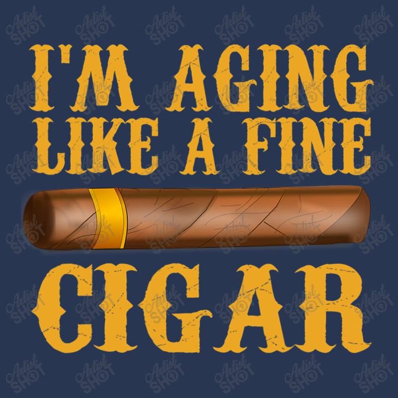 Im Aging Like A Fine Cigar Funny Fathers Day Dad Gift Idea T Shirt Ladies Denim Jacket by ryan2204 | Artistshot