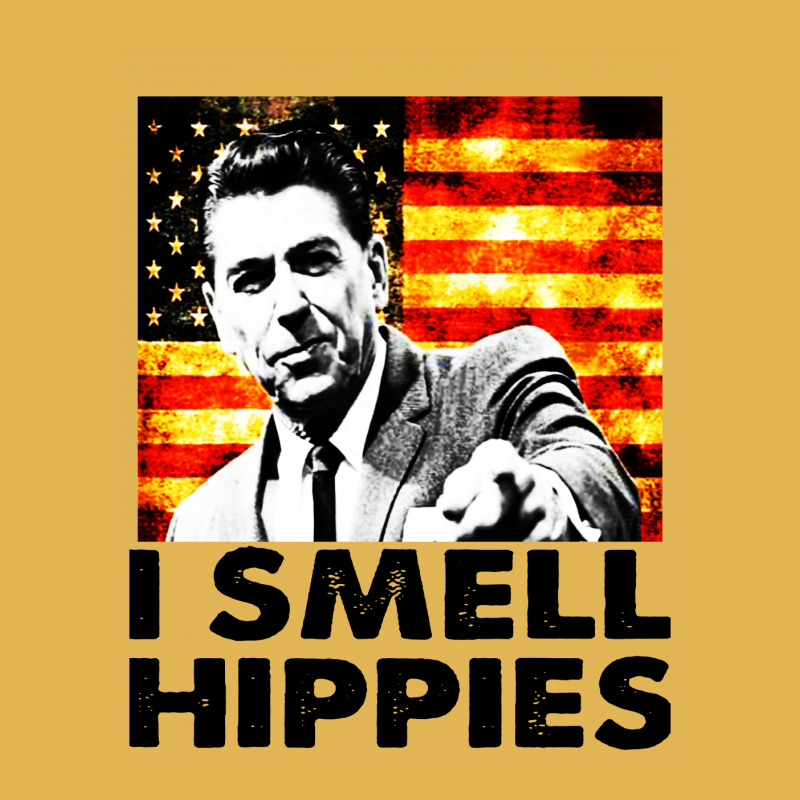 I Smell Hippies   Funny Ronald Reagan Conservative Vintage Hoodie And Short Set by mirazjason | Artistshot