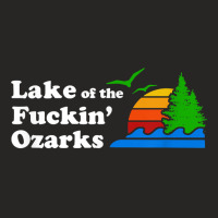 Funny Lake Of The Fuckin' Ozarks Missouri T Shirt  Gift Ladies Fitted T-shirt | Artistshot