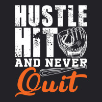 Hustle Hit And Never Quit Youth Tee | Artistshot