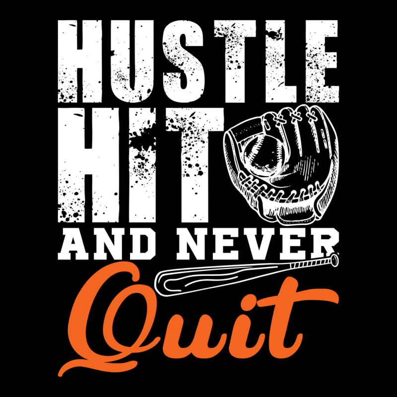 Hustle Hit And Never Quit Baby Tee | Artistshot