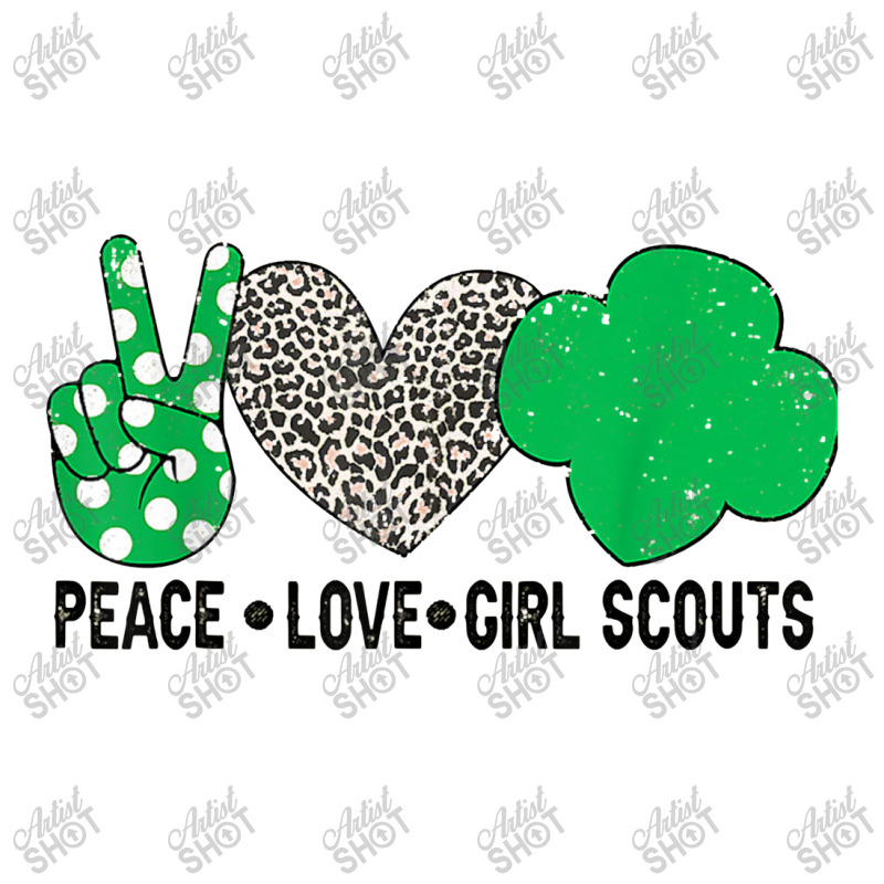 Peace Love Cookie Scout For Girls Bakery Cookie Season Crewneck Sweatshirt by jabaludden | Artistshot