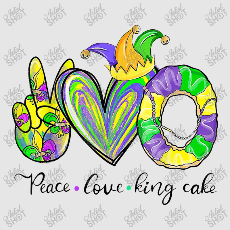 Peace Love King Cake Mardi Gras Men Women Kids Full-length Apron | Artistshot