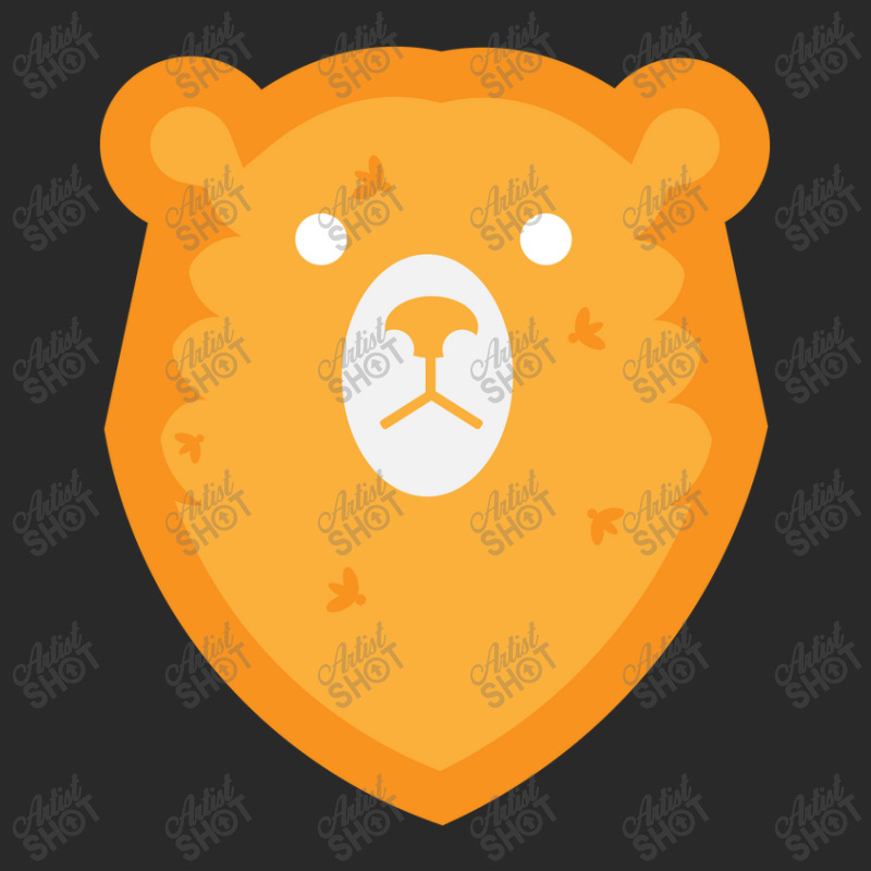 Simple Illustration Of A Yellow Bear's Head Printed Hat | Artistshot