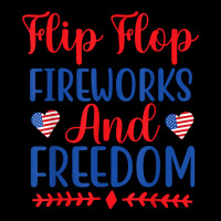 Flip Flops Fireworks And Freedom American Flag 4th Of July T Shirt Long Sleeve Shirts | Artistshot