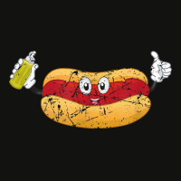 Hotdogs Mustard Sausage Lover Funny Hotdog Sandwich Grunge T Shirt Scorecard Crop Tee | Artistshot