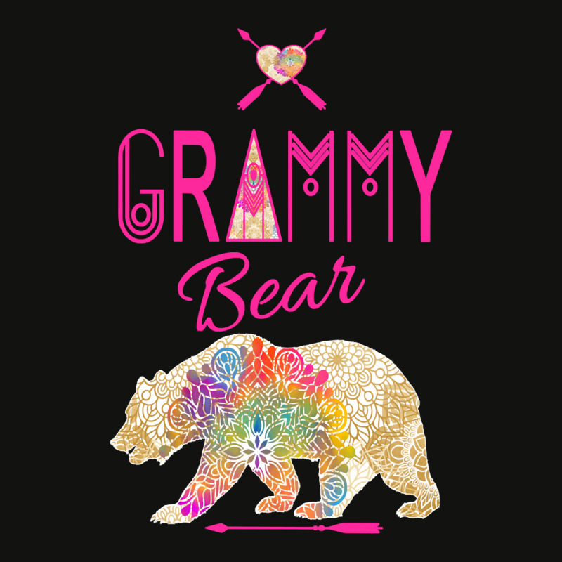 Bear Grammy Bear Tribal Mandala Family Vacationcamping Design 565 Pola Scorecard Crop Tee by circularflap | Artistshot