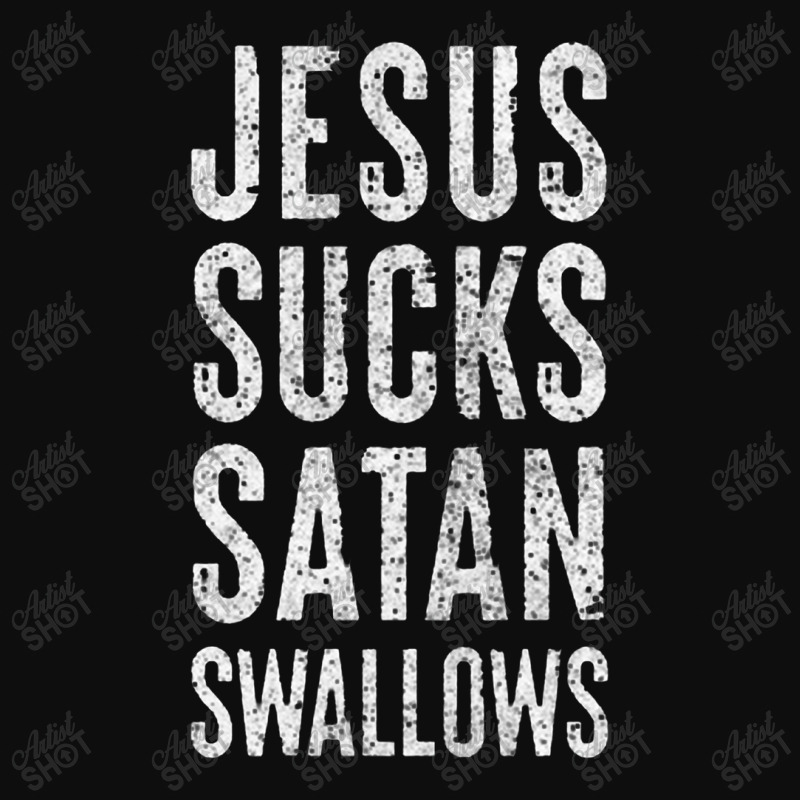 Jesus Sucks, Satan Swallows Crop Top by gusjigangkudus | Artistshot