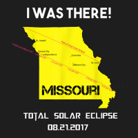 Missouri Map I Was There! Total Solar Eclipse T Shirt Classic T-shirt | Artistshot