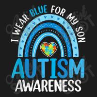 Rainbow I Wear Blue For My Son Autism Awareness Hoodie & Jogger Set | Artistshot