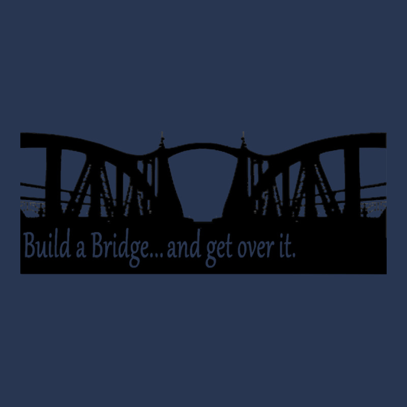 Funny Build A Bridge Welder Metalworker Architect Engineer Long Sleeve Men Denim Jacket | Artistshot