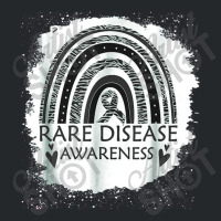 Rare Disease Awareness Bleached Rainbow Zebra Ribbon Men Crewneck Sweatshirt | Artistshot