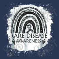 Rare Disease Awareness Bleached Rainbow Zebra Ribbon Men Men Denim Jacket | Artistshot