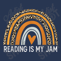 Read Teacher Rainbow Leopard Reading Is My Jam Ladies Denim Jacket | Artistshot