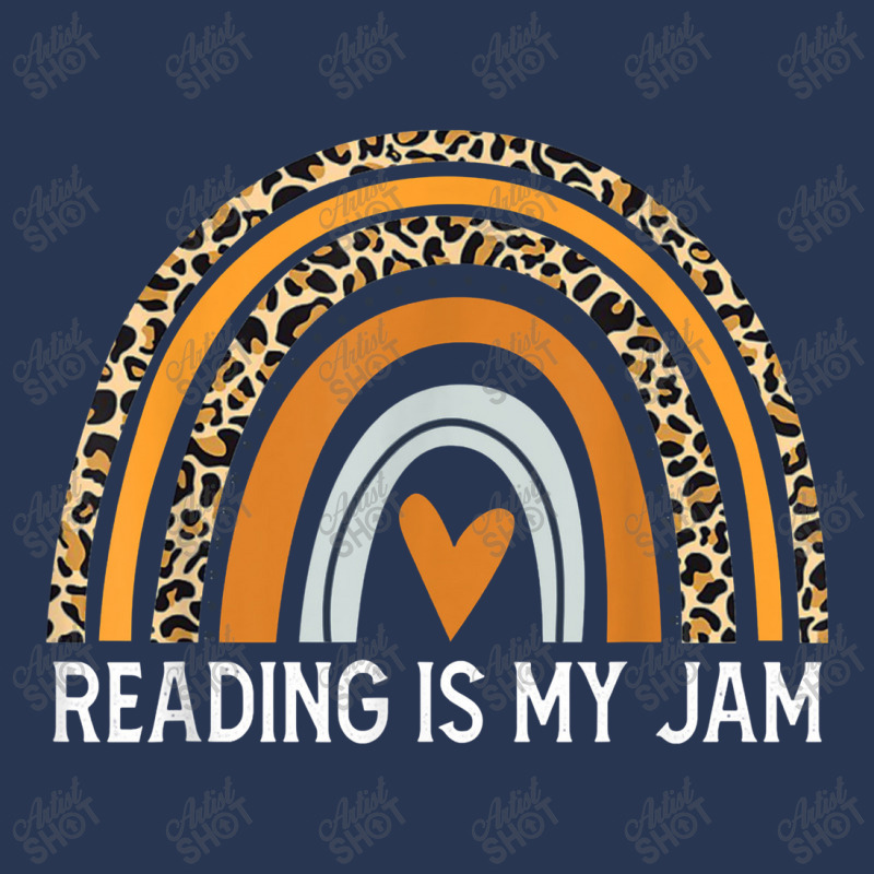 Read Teacher Rainbow Leopard Reading Is My Jam Ladies Denim Jacket by jabaludden | Artistshot