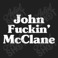 John Fuckin' Mcclane Ladies Polo Shirt | Artistshot