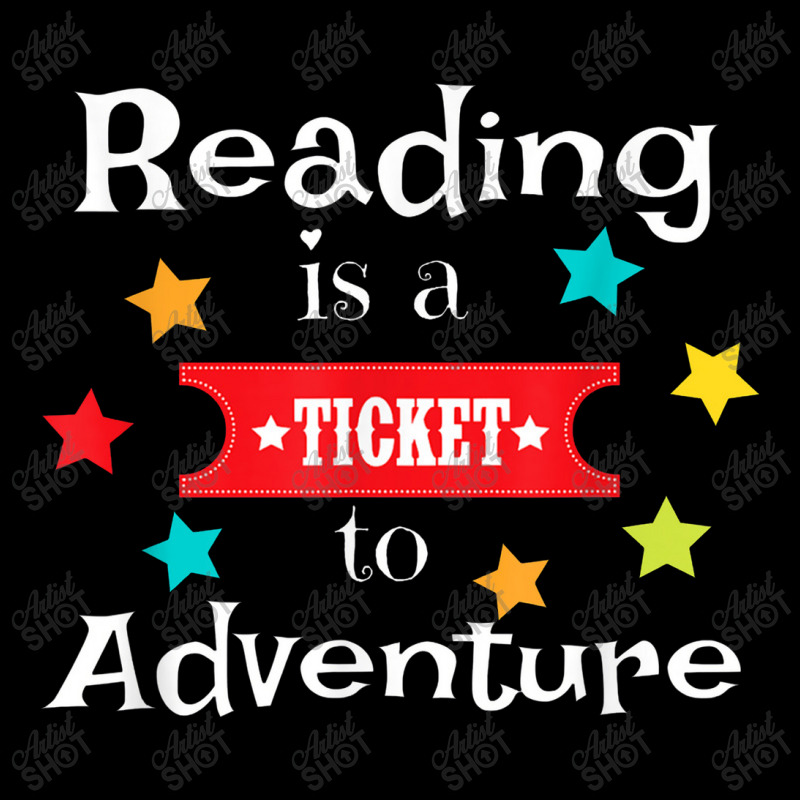 Reading Is A Ticket To Adventure Fun Book School Men's 3/4 Sleeve Pajama Set | Artistshot