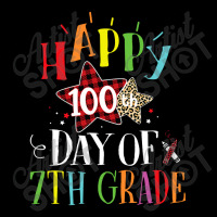 Red Plaid Leopard Happy 100th Day Of 7th Grade Pocket T-shirt | Artistshot