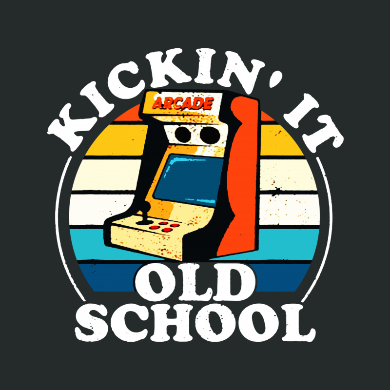 Kickin It Old School Retro 80s Arcade Game Video Gaming Women's Triblend Scoop T-shirt by mirazjason | Artistshot