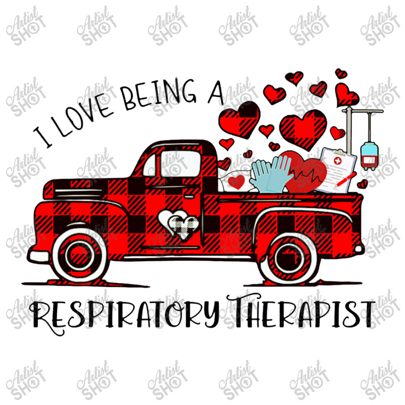 Respiratory Therapist Rt Valentines Buffalo Plaid Truck V-neck Tee | Artistshot