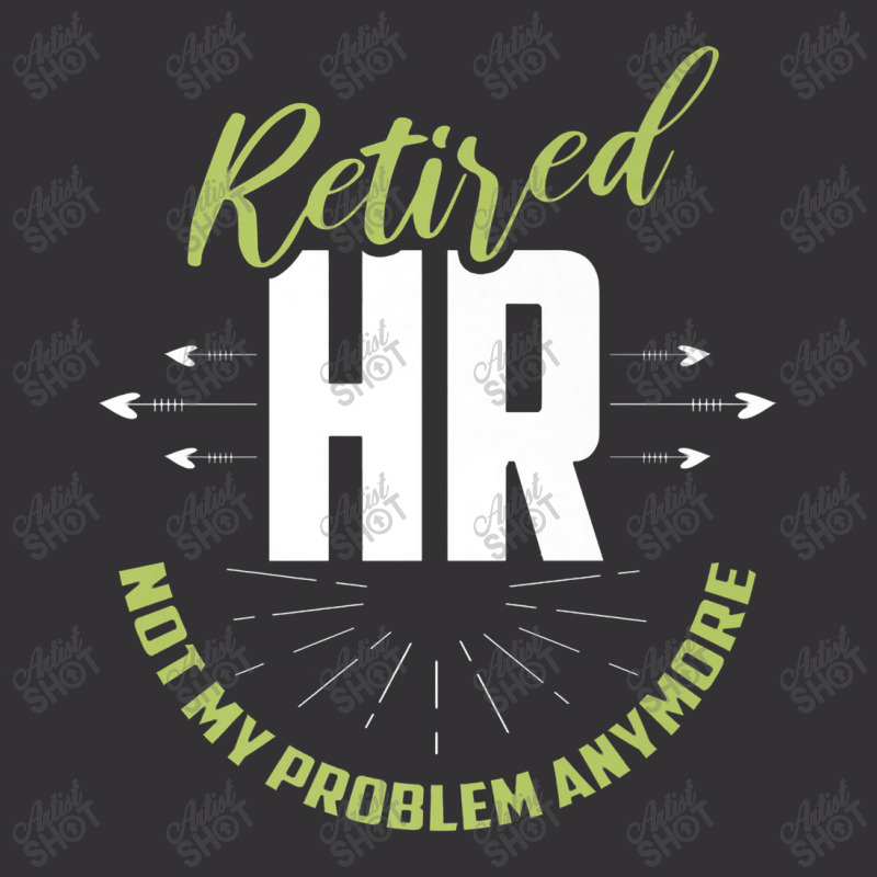 Retired Human Resources Funny Hr Retirement Gift Premium Vintage Hoodie And Short Set | Artistshot