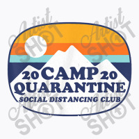 Retro Vintage Camp Quarantine Funny Social Distancing Gift T-shirt | Artistshot