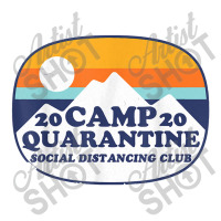 Retro Vintage Camp Quarantine Funny Social Distancing Gift Zipper Hoodie | Artistshot