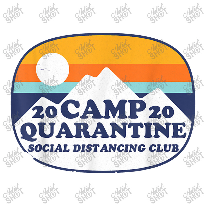 Retro Vintage Camp Quarantine Funny Social Distancing Gift Men's 3/4 Sleeve Pajama Set | Artistshot