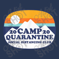 Retro Vintage Camp Quarantine Funny Social Distancing Gift Men Denim Jacket | Artistshot