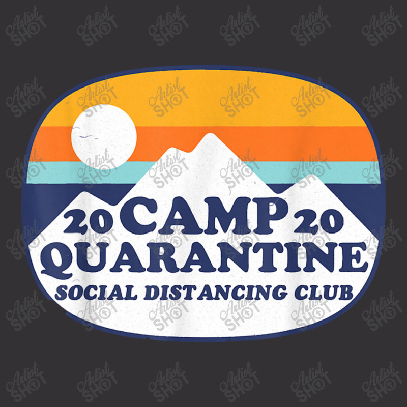 Retro Vintage Camp Quarantine Funny Social Distancing Gift Vintage Short | Artistshot