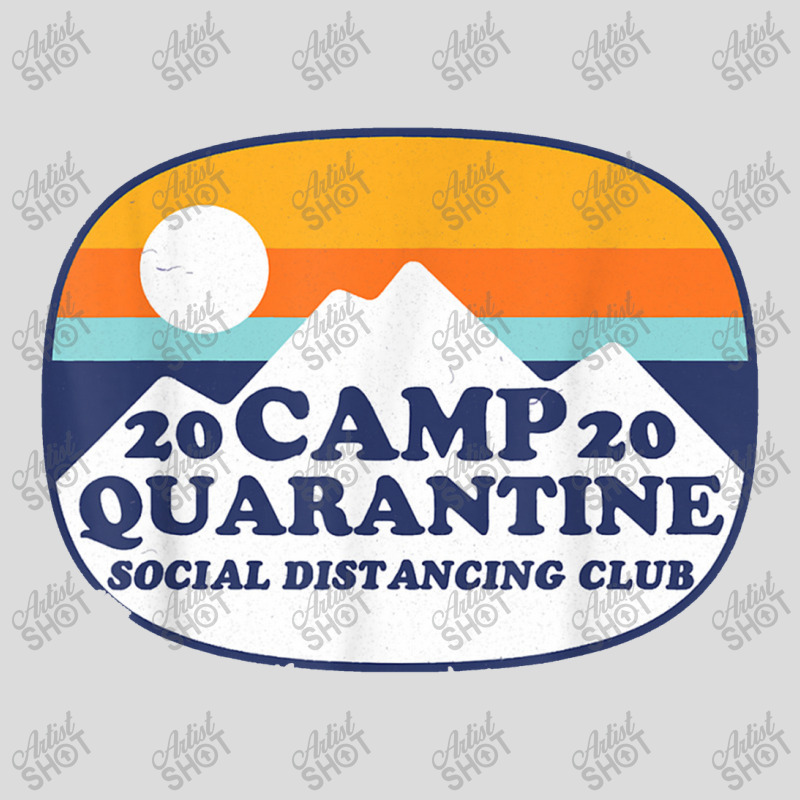 Retro Vintage Camp Quarantine Funny Social Distancing Gift Men's Polo Shirt | Artistshot