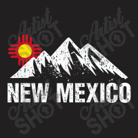 Retro Vintage Sunset Mountain New Mexico T-shirt | Artistshot