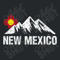 Retro Vintage Sunset Mountain New Mexico Crewneck Sweatshirt | Artistshot