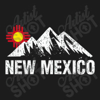 Retro Vintage Sunset Mountain New Mexico Hoodie & Jogger Set | Artistshot