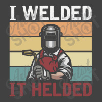 Retro Welder Hood Funny Welder Weld Steelworker Welding Pullover Vintage T-shirt | Artistshot