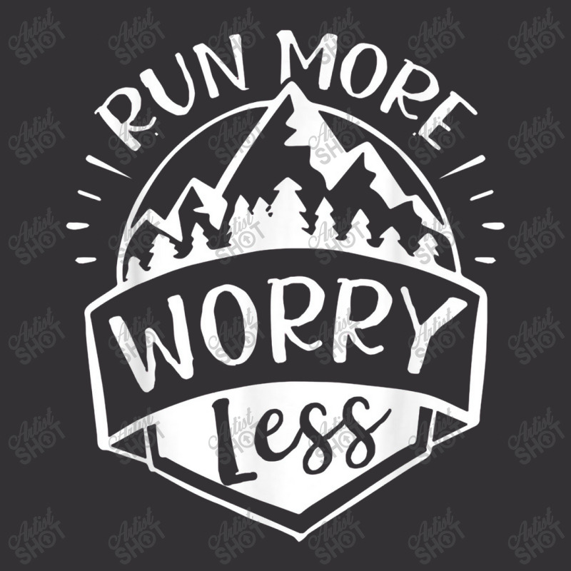 Run More Worry Less Camp And Travel Gift Vintage Short | Artistshot